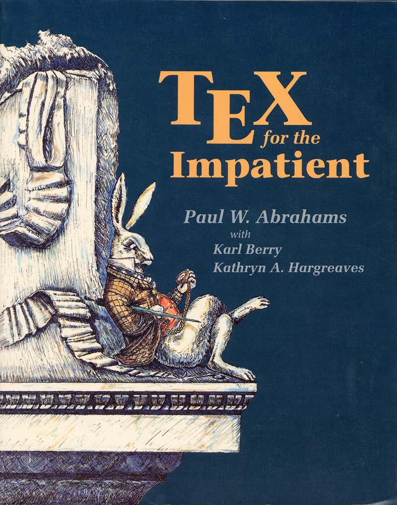 Cover of "Tex for the Impatient" by Abrahams, Berry, and Hargreaves.
